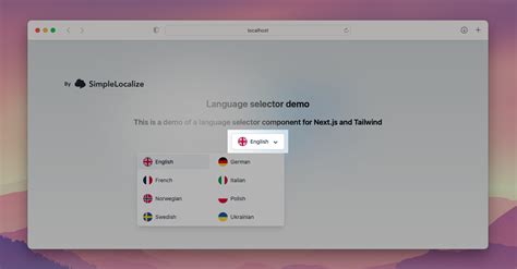 Bootstrap Language selector .